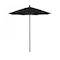California Umbrella 7.5' Black Aluminum Market Patio Umbrella, Pacifica Black 194061334904 - alternate 1